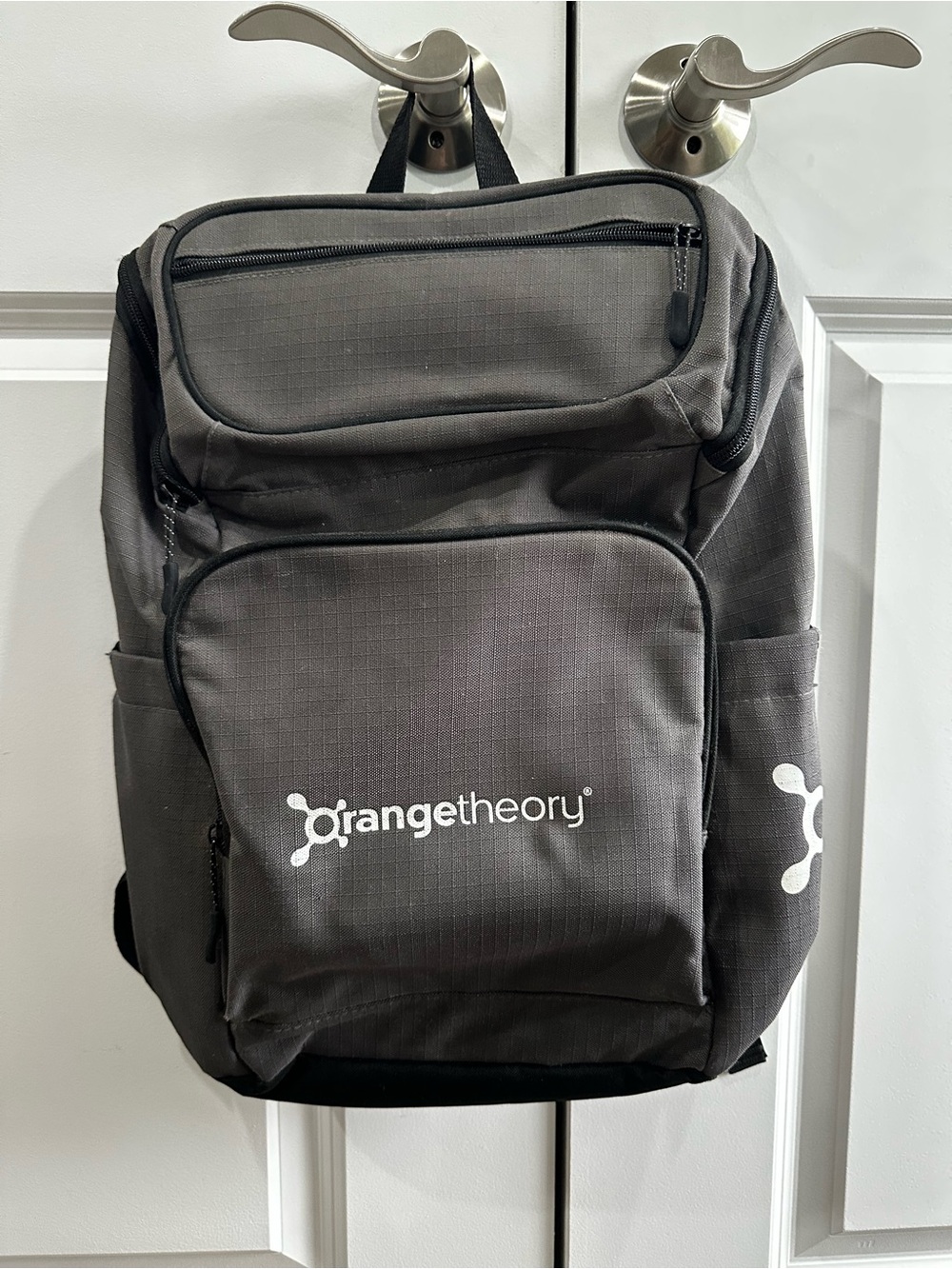 Orangetheory Charcoal Backpack with Front Logo
